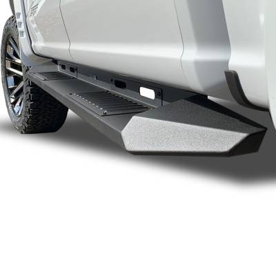 Black Horse Off Road - Black Horse AR-FOF291 Armour Black Steel Running Boards for Ford SD Crew Cab