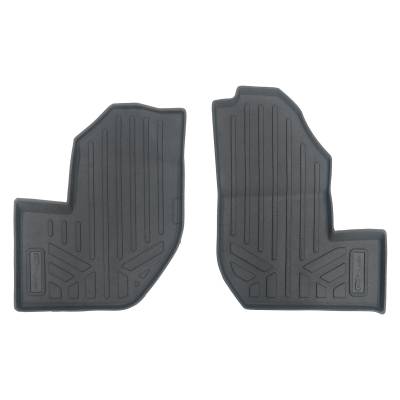 SMARTLINER - SMARTLINER UA0124 Front BLACK Floor Liners for 21-25 Yamaha Wolverine RMAX