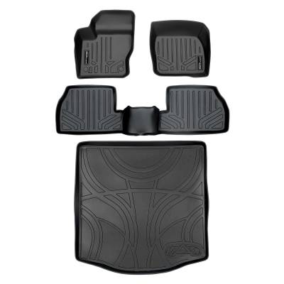 SMARTLINER - SMARTLINER SA0122/B0122/D0122 Front/Rear BLACK Floor Liners Ford Focus