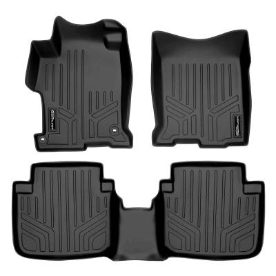 SMARTLINER - SMARTLINER SA0130/B0130 Front/Rear BLACK Floor Liners Honda Accord