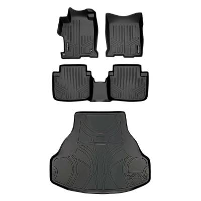 SMARTLINER - SMARTLINER SA0130/B0130/D0130 Front/Rear BLACK Floor Liners Honda Accord