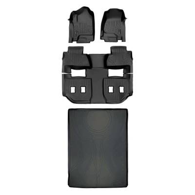 SMARTLINER - SMARTLINER SA0136/B0159/D0159 Front/Rear BLACK Floor Liners Suburban/Yukon XL