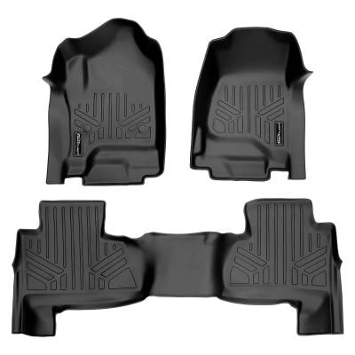 SMARTLINER - SMARTLINER SA0136/B0221 Front/Rear BLACK Floor Liners Suburban/Yukon XL