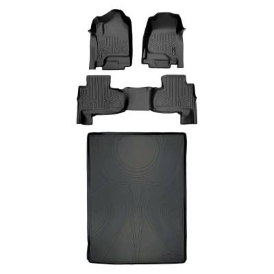 SMARTLINER - SMARTLINER SA0136/B0221/D0159 Front/Rear BLACK Floor Liners Suburban/Yukon XL