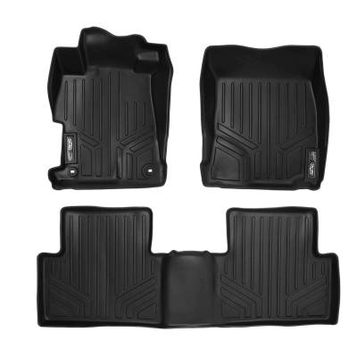 SMARTLINER - SMARTLINER SA0137/B0137 Front/Rear BLACK Floor Liners Honda Civic