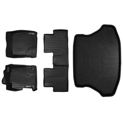 SMARTLINER - SMARTLINER SA0137/B0137/D0137 Front/Rear BLACK Floor Liners Honda Civic