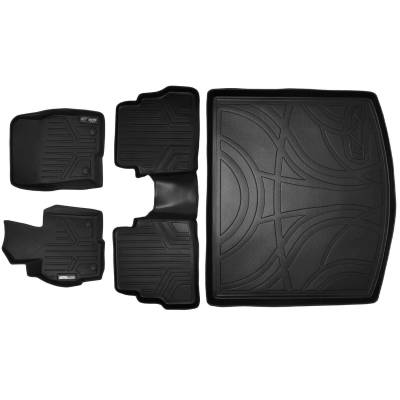 SMARTLINER - SMARTLINER SA0145/B0145/D0145 Front/Rear BLACK Floor Liners Mazda CX-5