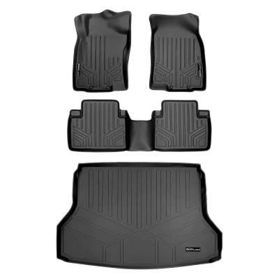 SMARTLINER - SMARTLINER SA0151/B0151/D0151 Front/Rear BLACK Floor Liners for Nissan Rogue