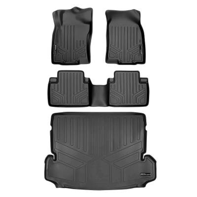 SMARTLINER - SMARTLINER SA0151/B0151/D0237 Front/Rear BLACK Floor Liners for Nissan Rogue