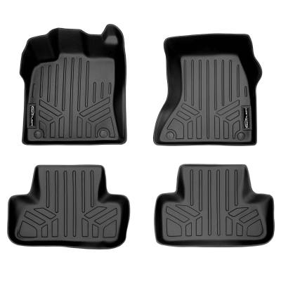 SMARTLINER - SMARTLINER SA0214/B0214 Front/Rear BLACK Floor Liners for Audi Q5