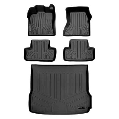 SMARTLINER - SMARTLINER SA0214/B0214/D0214 Front/Rear BLACK Floor Liners for Audi Q5