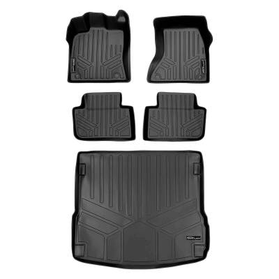 SMARTLINER - SMARTLINER SA0214/B0215/D0215 Front/Rear BLACK Floor Liners for Porsche Macan