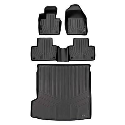 SMARTLINER - SMARTLINER SA0223/B0223/D0223 Front/Rear BLACK Floor Liners for Volvo XC90