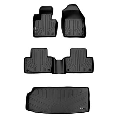 SMARTLINER - SMARTLINER SA0223/B0223/E0223 Front/Rear BLACK Floor Liners for Volvo XC90