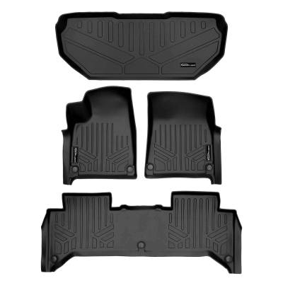 SMARTLINER - SMARTLINER SA0615/B0615/F0615 Front/Rear BLACK Floor Liners for Rivian R1T
