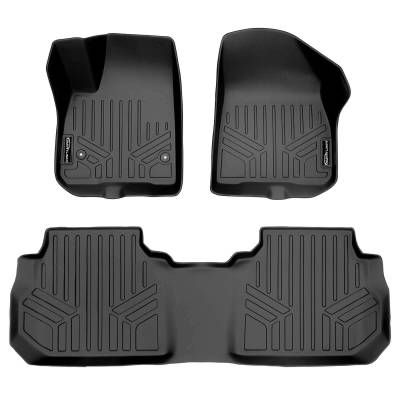 SMARTLINER - SMARTLINER SA0243/B0243 Front/Rear BLACK Floor Liners Cadillac XT5