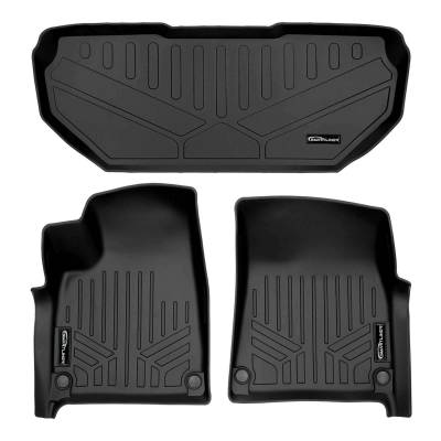 SMARTLINER - SMARTLINER SA0615/F0615 Front BLACK Floor Liners for Rivian R1S/R1T