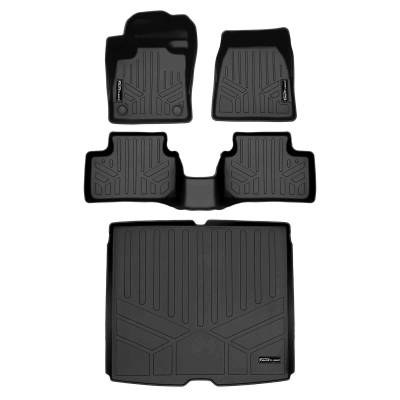 SMARTLINER - SMARTLINER SA0617/B0617/D0588 Front/Rear BLACK Floor Liners for XC40 Recharge