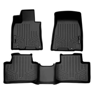 SMARTLINER - SMARTLINER SA0630/B0630 Front/Rear BLACK Floor Liners for Genesis GV70