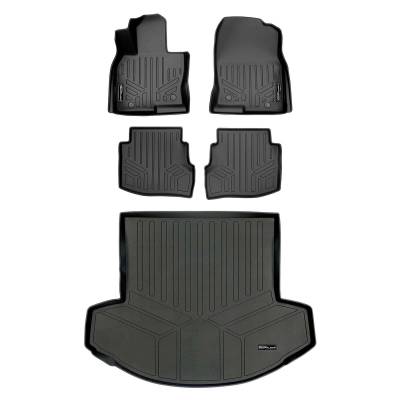 SMARTLINER - SMARTLINER SA0257/B0523/D0257 Front/Rear BLACK Floor Liners Mazda CX-9