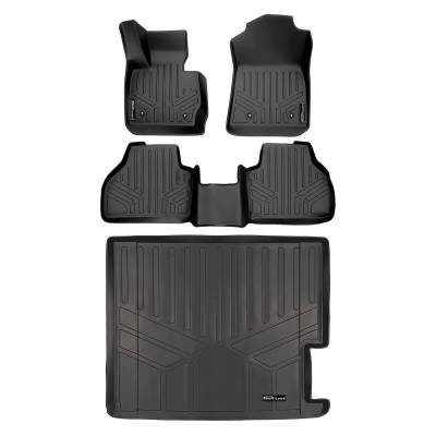 SMARTLINER - SMARTLINER SA0262/B0262/D0262 Front/Rear BLACK Floor Liners for BMW X3