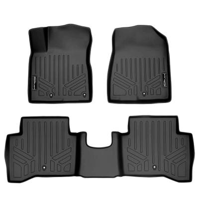 SMARTLINER - SMARTLINER SA0264/B0264 Front/Rear BLACK Floor Liners for Kia Niro