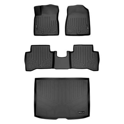 SMARTLINER - SMARTLINER SA0264/B0264/D0264 Front/Rear BLACK Floor Liners for Kia Niro