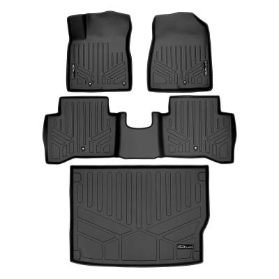 SMARTLINER - SMARTLINER SA0264/B0264/D0683 Front/Rear BLACK Floor Liners for Kia Niro Hybrid