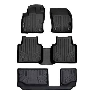SMARTLINER - SMARTLINER SA0270/B0270/C0431 Front/Rear BLACK Floor Liners for VW Tiguan