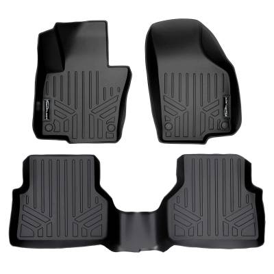 SMARTLINER - SMARTLINER SA0280/B0280 Front/Rear BLACK Floor Liners for VW Tiguan