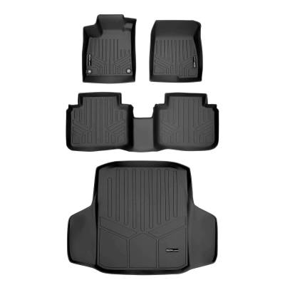 SMARTLINER - SMARTLINER SA0341/B0341/D0341 Front/Rear BLACK Floor Liners Honda Accord