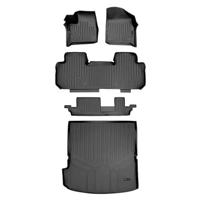 SMARTLINER - SMARTLINER SA0343/B0343/C0343/D0343 Front/Rear Floor Liners for Chevy Traverse