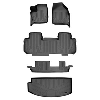 SMARTLINER - SMARTLINER SA0345/B0343/C0343/E0345 F/R Black Floor Liners for Buick Enclave