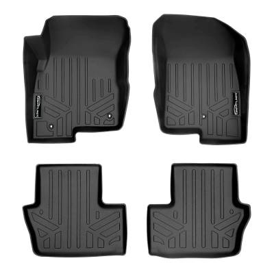 SMARTLINER - SMARTLINER SA0353/B0263 Front/Rear BLACK Floor Liners for Jeep Patriot