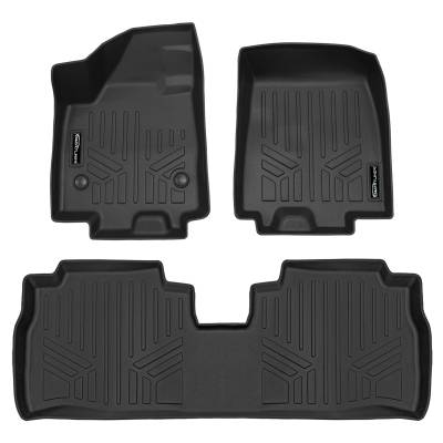 SMARTLINER - SMARTLINER SA0754/B0754 Front/Rear BLACK Floor Liners Chevy Equinox EV