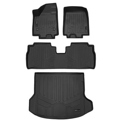 SMARTLINER - SMARTLINER SA0754/B0754/D0754 Front/Rear BLACK Floor Liners Chevy Equinox EV