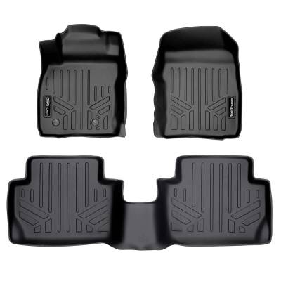 SMARTLINER - SMARTLINER SA0360/B0360 Front/Rear BLACK Floor Liners Ford EcoSport