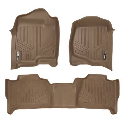 SMARTLINER - SMARTLINER SA1015/B1099 Tan Front/Rear Floor Liners Cadillac Escalade