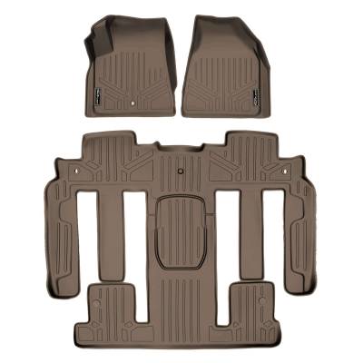 SMARTLINER - SMARTLINER SA1043/B1044 Tan Front/Rear Floor Liners Traverse/Acadia