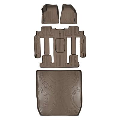 SMARTLINER - SMARTLINER SA1043/B1044/D1043 Tan Front/Rear Floor Liners Enclave/Traverse