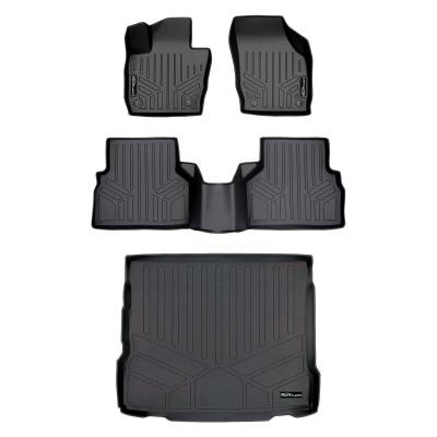 SMARTLINER - SMARTLINER SA0365/B0365/D0365 Front/Rear BLACK Floor Liners for Audi Q3