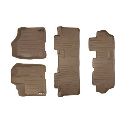SMARTLINER - SMARTLINER SA1083/B1083/C1083 Tan Front/Rear Floor Liners for Toyota Sienna