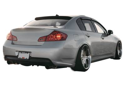 Stillen - Stillen 103860 Unpainted Roof Wing Top of Rear Window for 07-08 Infinti G35