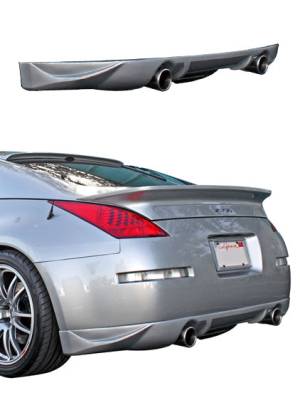 Stillen - Stillen 1035018 Rear Bumper Valance Unpainted for 03-08 Nissan 350Z