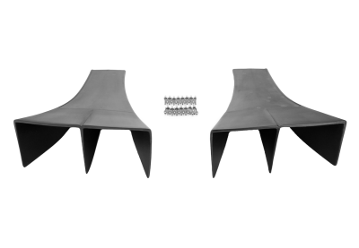 Stillen - Stillen FGT102000S Rear Diffuser Matte Black for 05-06 Ford GT