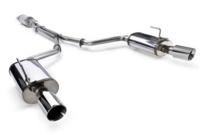 Stillen - Stillen 508310 SS Rear Cat-Back Exhaust System for 13-15 Nissan Altima 3.5 Sedan
