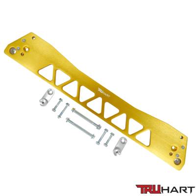 TruHart - TruHart TH-H111-GO Subframe Brace Gold for 94-01 Acura Integra 92-95 Honda Civic