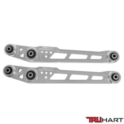TruHart - TruHart TH-H102-PO Polished Rear Lower Control Arms for 96-00 Honda Civic