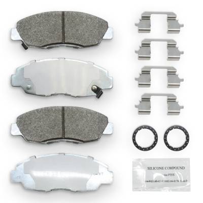 NRS Brakes - NRS Brakes NC465A FRONT Disc Brake Pad Set for Acura/Honda 1.7 2.0