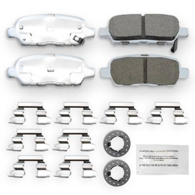 NRS Brakes - NRS Brakes NC905 REAR Disc Brake Pad Set for Infiniti/Nissan Renault & Suzuki